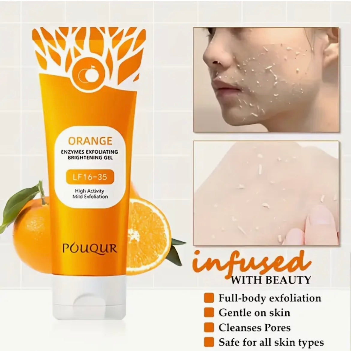 Gmeelan Orange Enzymes Exfoliating Brightening Gel 100ml