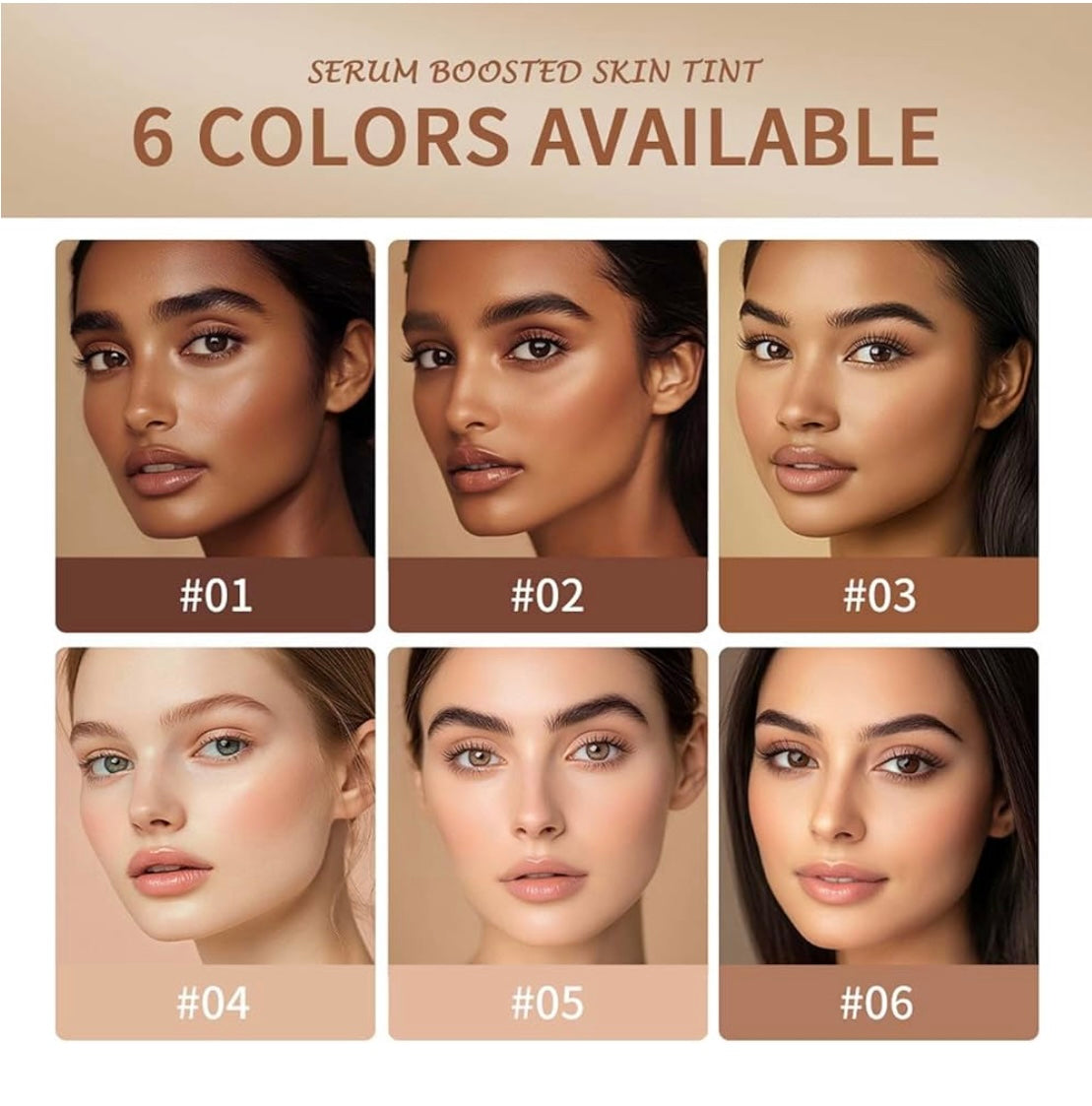 Serum Boosted Skin Tint Beauty Balm Foundation