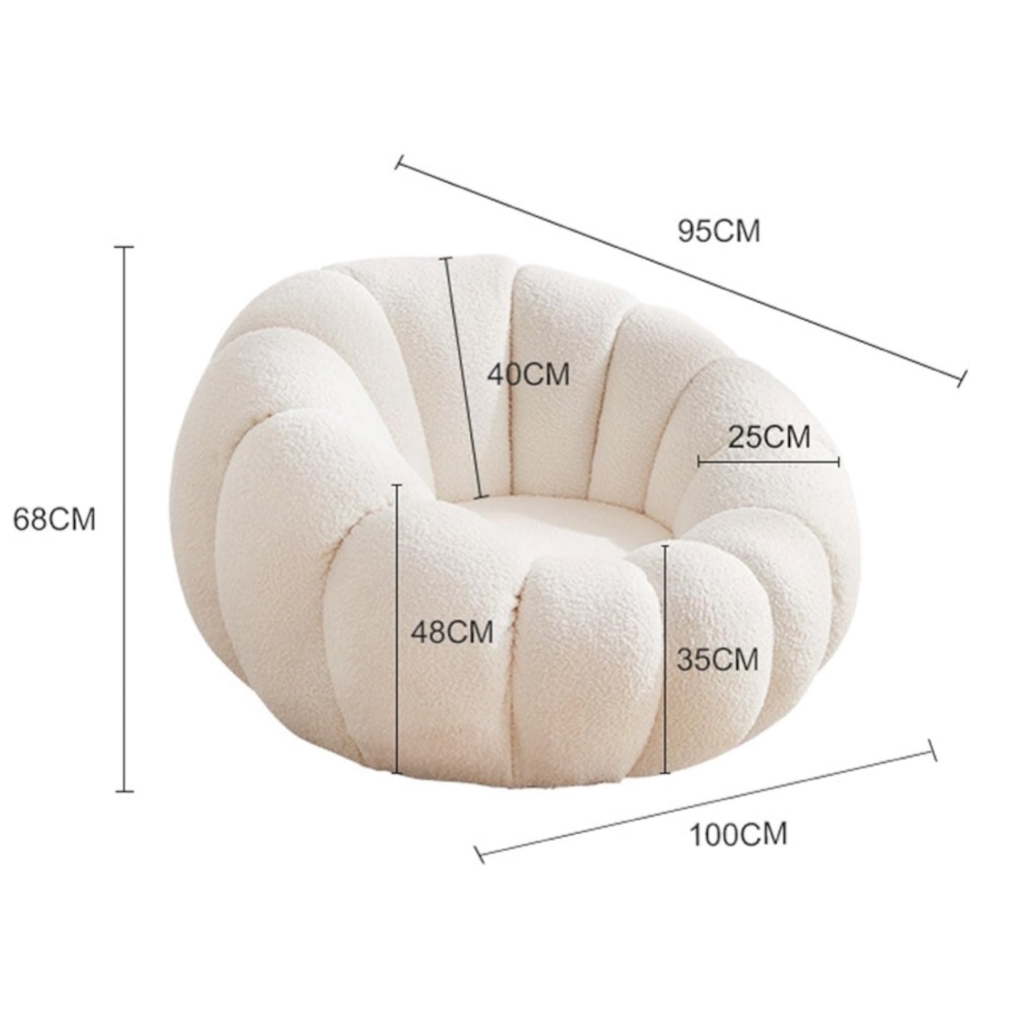 White Cloud Accent Chair